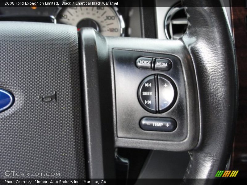 Black / Charcoal Black/Caramel 2008 Ford Expedition Limited