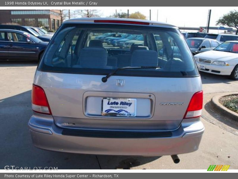 Crystal Blue Metallic / Gray 1998 Honda Odyssey LX