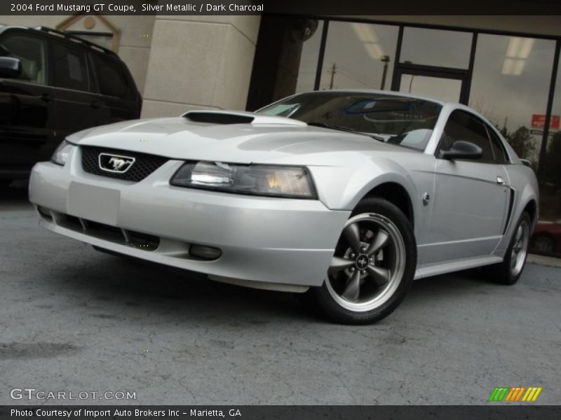 Silver Metallic / Dark Charcoal 2004 Ford Mustang GT Coupe