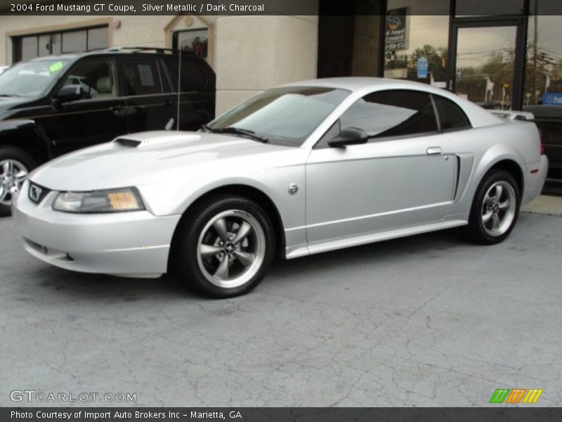 Silver Metallic / Dark Charcoal 2004 Ford Mustang GT Coupe