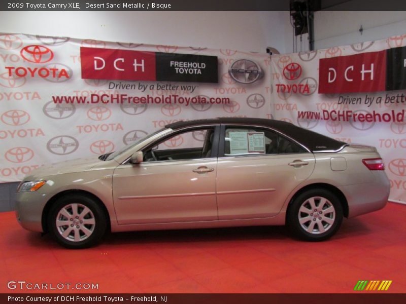 Desert Sand Metallic / Bisque 2009 Toyota Camry XLE