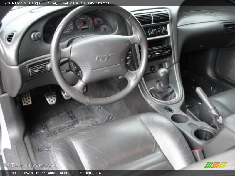 Silver Metallic / Dark Charcoal 2004 Ford Mustang GT Coupe