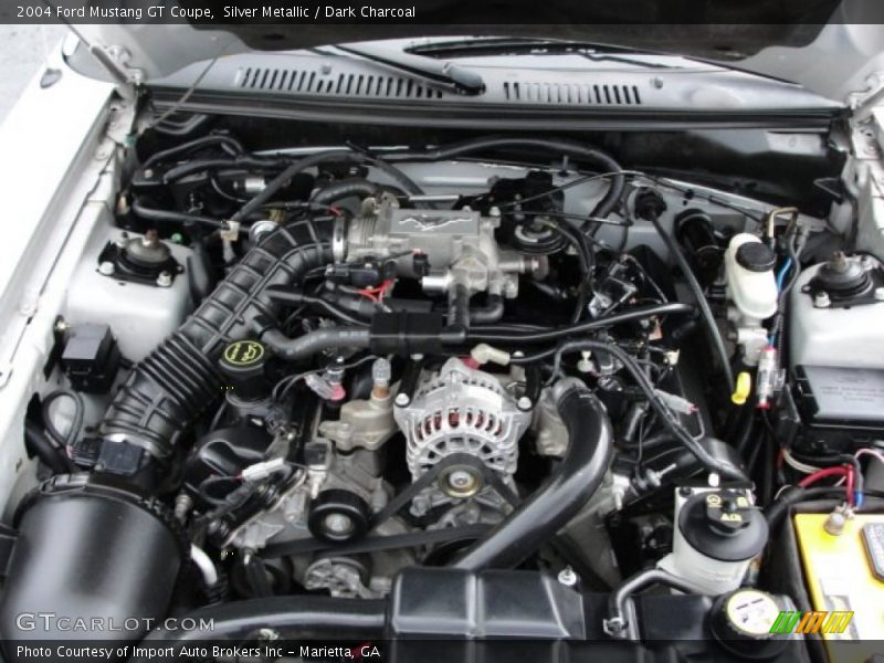 Silver Metallic / Dark Charcoal 2004 Ford Mustang GT Coupe