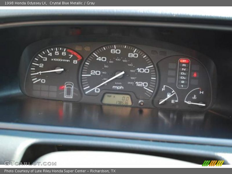 Crystal Blue Metallic / Gray 1998 Honda Odyssey LX