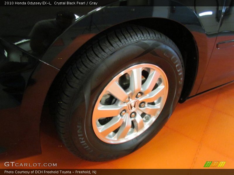 Crystal Black Pearl / Gray 2010 Honda Odyssey EX-L
