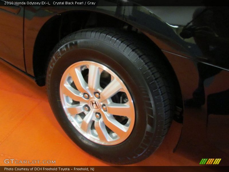 Crystal Black Pearl / Gray 2010 Honda Odyssey EX-L