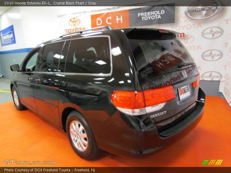 Crystal Black Pearl / Gray 2010 Honda Odyssey EX-L