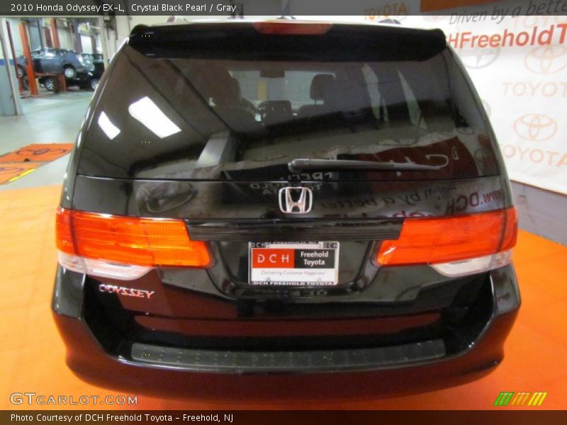 Crystal Black Pearl / Gray 2010 Honda Odyssey EX-L
