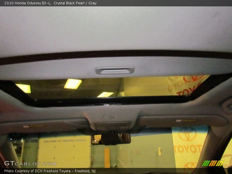 Crystal Black Pearl / Gray 2010 Honda Odyssey EX-L