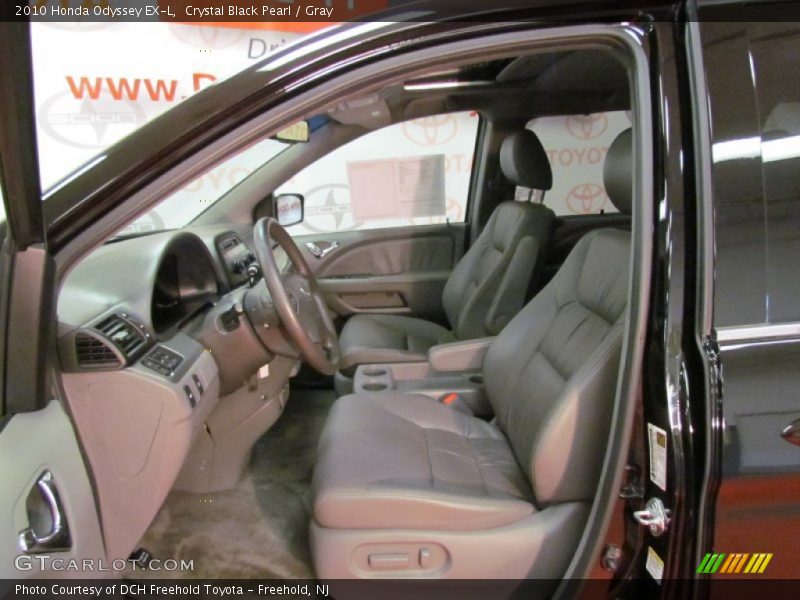 Crystal Black Pearl / Gray 2010 Honda Odyssey EX-L