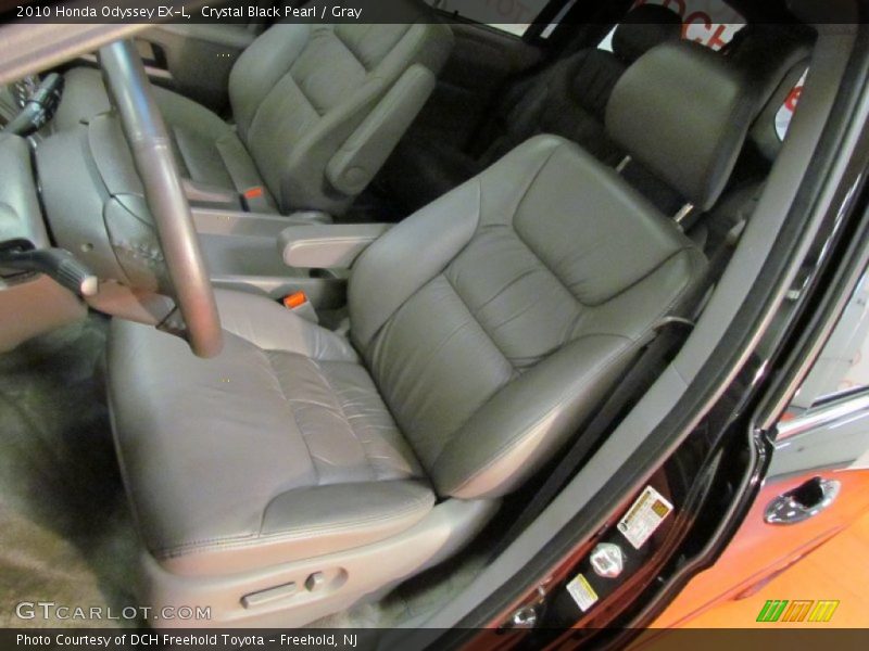 Crystal Black Pearl / Gray 2010 Honda Odyssey EX-L