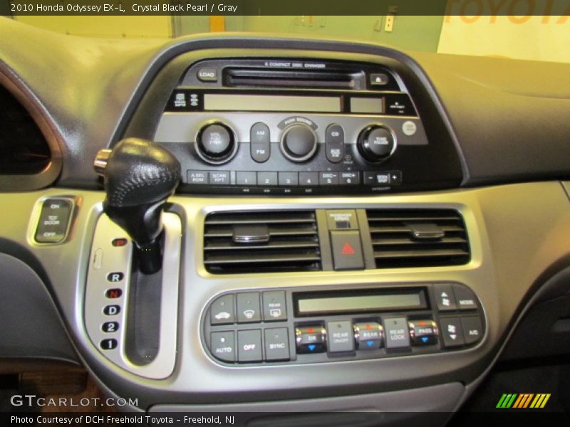 Crystal Black Pearl / Gray 2010 Honda Odyssey EX-L