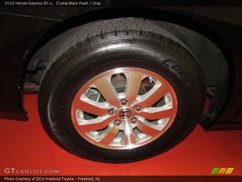 Crystal Black Pearl / Gray 2010 Honda Odyssey EX-L