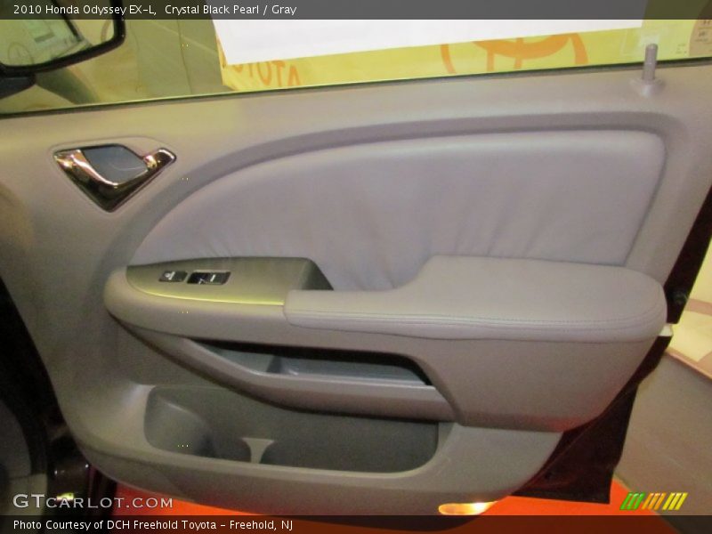 Crystal Black Pearl / Gray 2010 Honda Odyssey EX-L