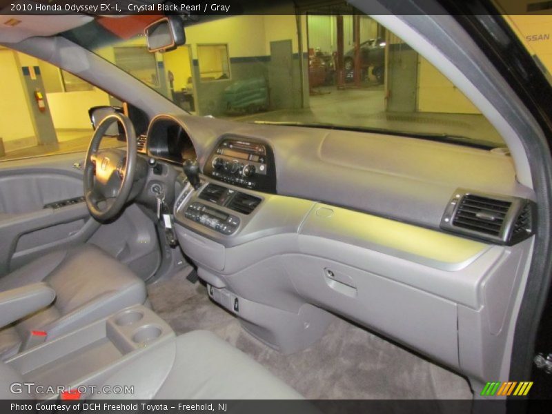 Crystal Black Pearl / Gray 2010 Honda Odyssey EX-L