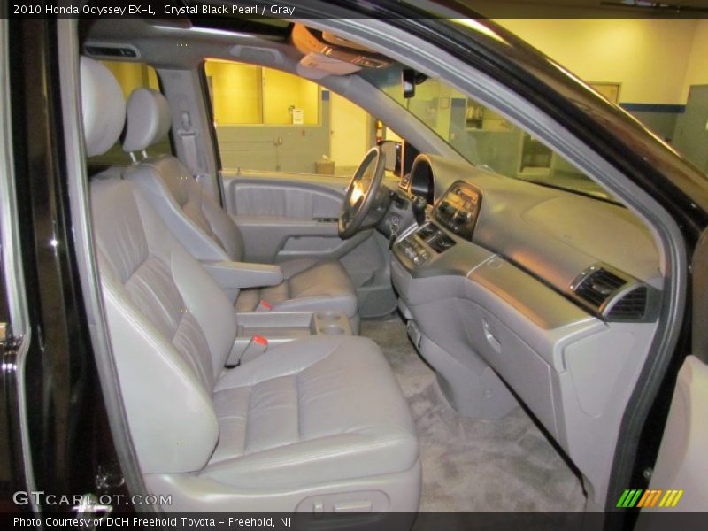 Crystal Black Pearl / Gray 2010 Honda Odyssey EX-L