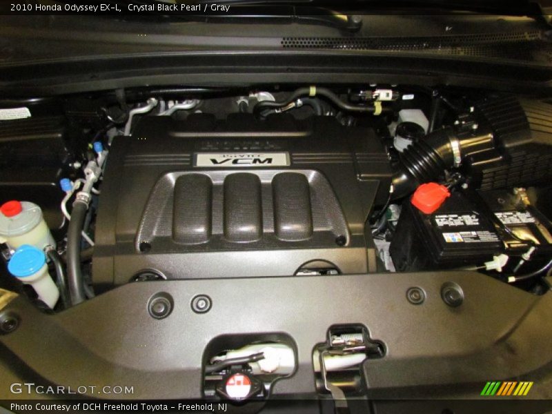 Crystal Black Pearl / Gray 2010 Honda Odyssey EX-L