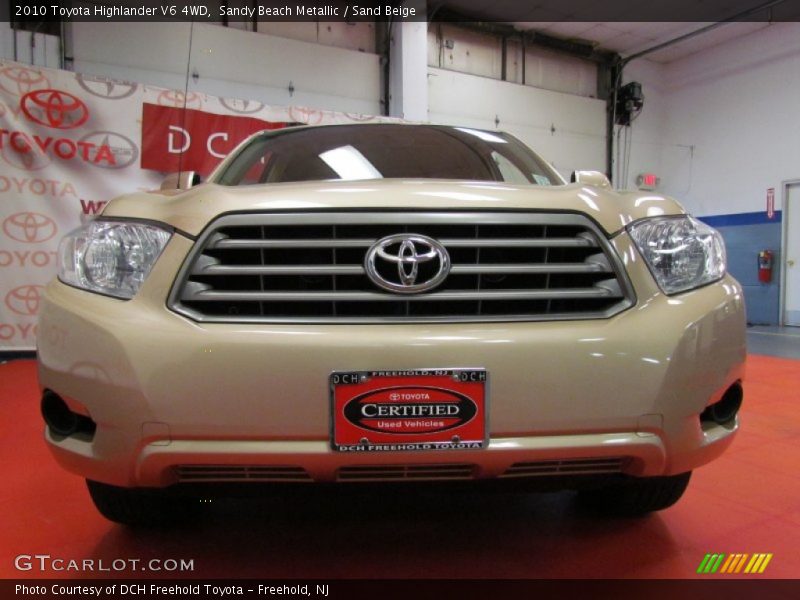 Sandy Beach Metallic / Sand Beige 2010 Toyota Highlander V6 4WD