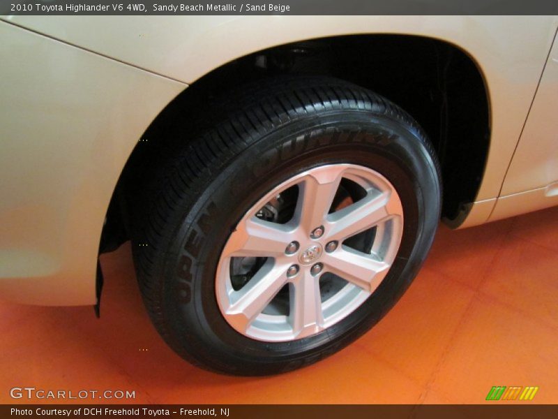 Sandy Beach Metallic / Sand Beige 2010 Toyota Highlander V6 4WD