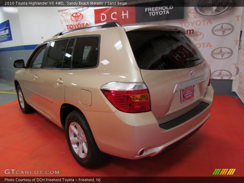 Sandy Beach Metallic / Sand Beige 2010 Toyota Highlander V6 4WD