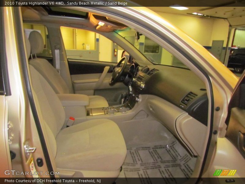 Sandy Beach Metallic / Sand Beige 2010 Toyota Highlander V6 4WD