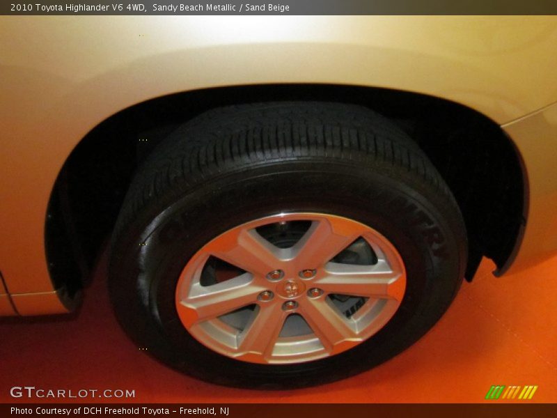 Sandy Beach Metallic / Sand Beige 2010 Toyota Highlander V6 4WD