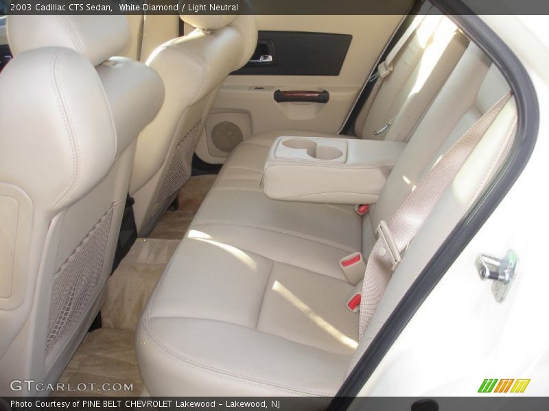 White Diamond / Light Neutral 2003 Cadillac CTS Sedan