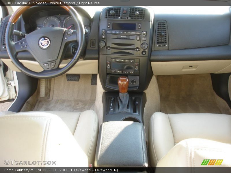 White Diamond / Light Neutral 2003 Cadillac CTS Sedan