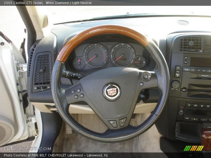 White Diamond / Light Neutral 2003 Cadillac CTS Sedan