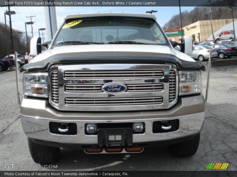 Oxford White / Castano Leather 2005 Ford F350 Super Duty King Ranch Crew Cab 4x4
