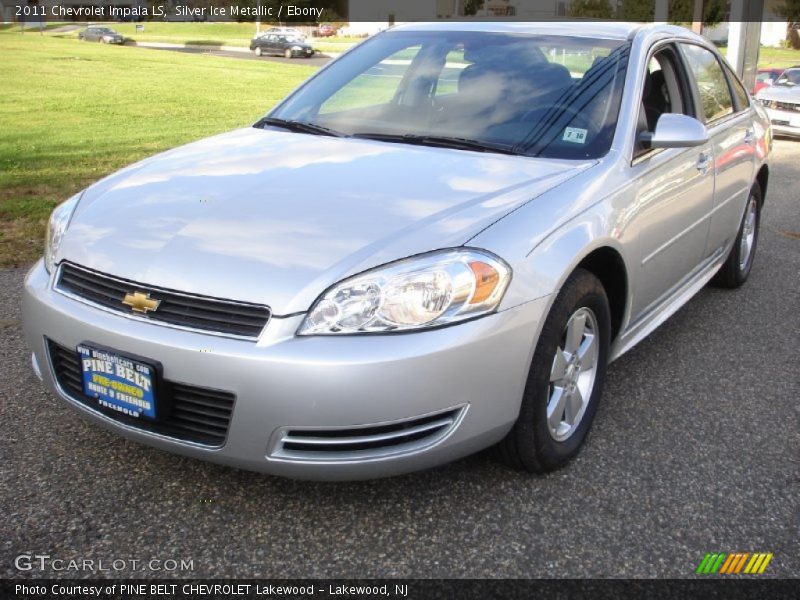 Silver Ice Metallic / Ebony 2011 Chevrolet Impala LS