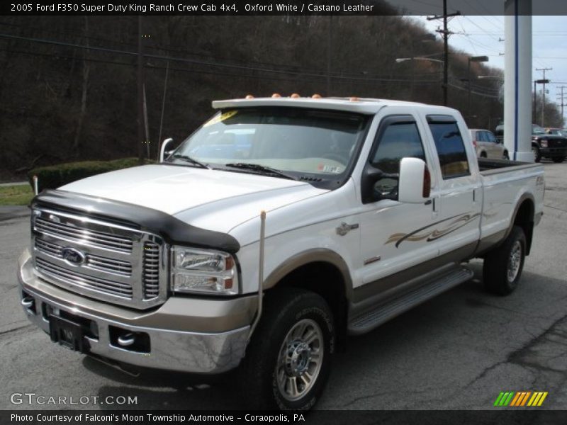 Oxford White / Castano Leather 2005 Ford F350 Super Duty King Ranch Crew Cab 4x4