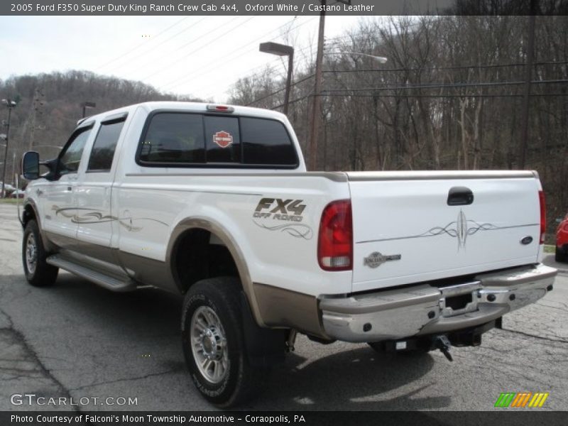 Oxford White / Castano Leather 2005 Ford F350 Super Duty King Ranch Crew Cab 4x4