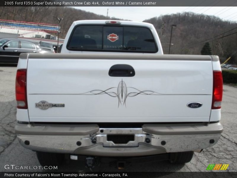 Oxford White / Castano Leather 2005 Ford F350 Super Duty King Ranch Crew Cab 4x4