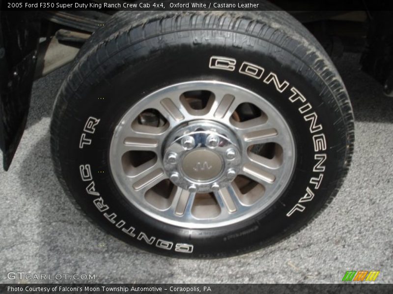 Oxford White / Castano Leather 2005 Ford F350 Super Duty King Ranch Crew Cab 4x4