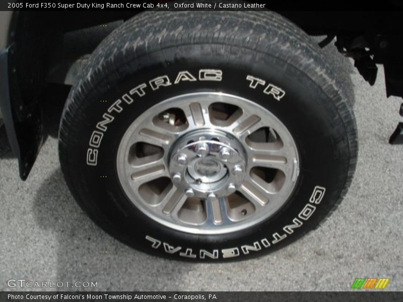 Oxford White / Castano Leather 2005 Ford F350 Super Duty King Ranch Crew Cab 4x4