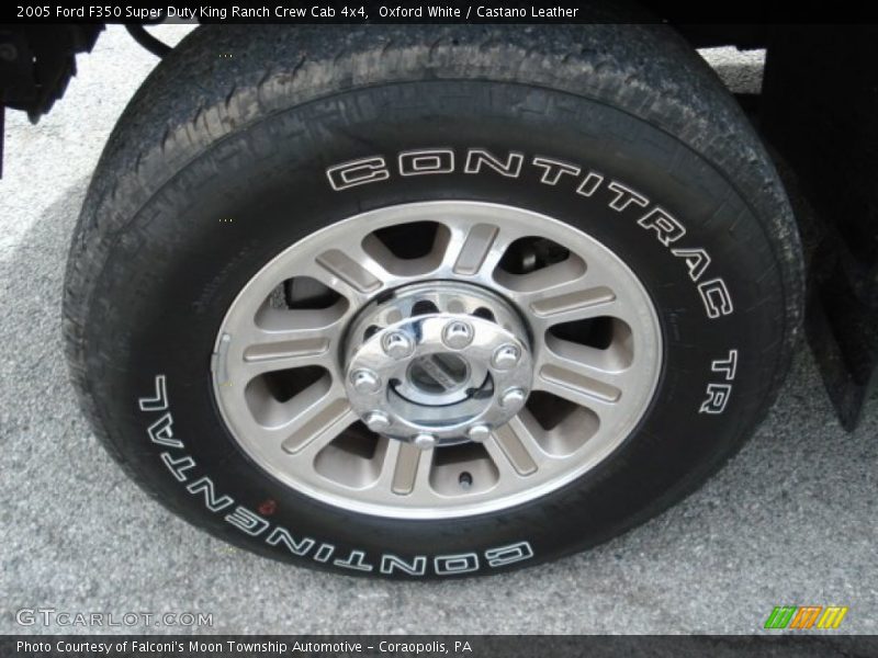 Oxford White / Castano Leather 2005 Ford F350 Super Duty King Ranch Crew Cab 4x4