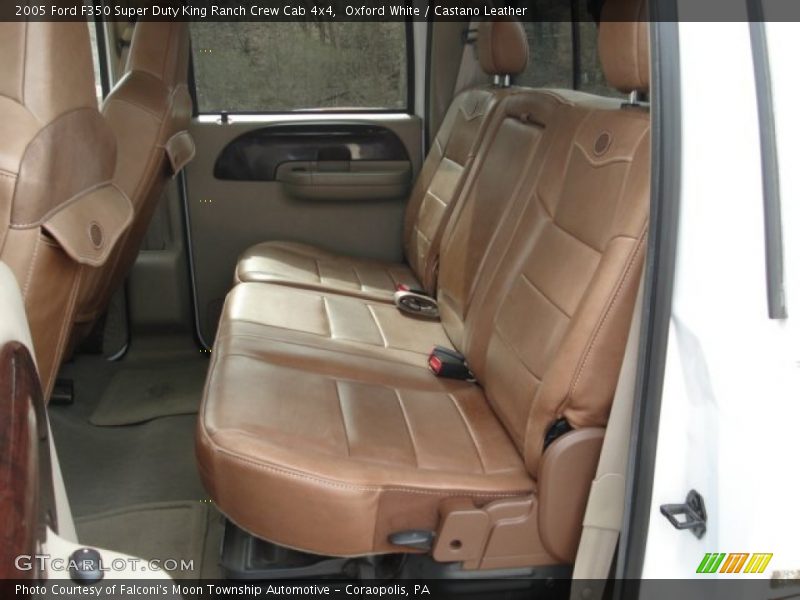 Oxford White / Castano Leather 2005 Ford F350 Super Duty King Ranch Crew Cab 4x4