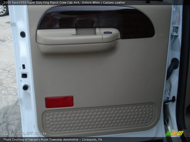 Oxford White / Castano Leather 2005 Ford F350 Super Duty King Ranch Crew Cab 4x4