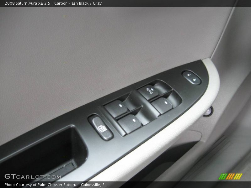 Carbon Flash Black / Gray 2008 Saturn Aura XE 3.5