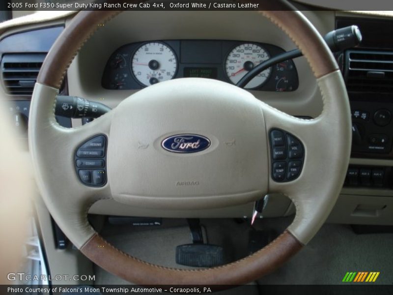 Oxford White / Castano Leather 2005 Ford F350 Super Duty King Ranch Crew Cab 4x4