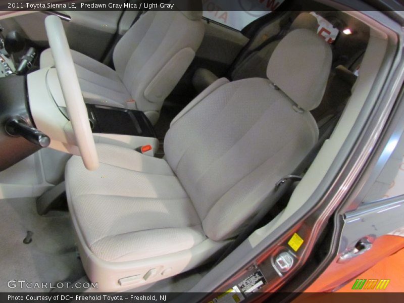 Predawn Gray Mica / Light Gray 2011 Toyota Sienna LE