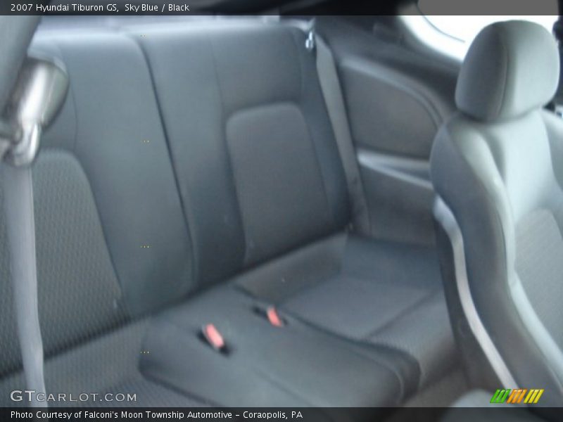 Sky Blue / Black 2007 Hyundai Tiburon GS