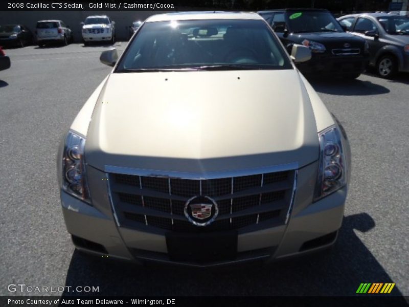 Gold Mist / Cashmere/Cocoa 2008 Cadillac CTS Sedan