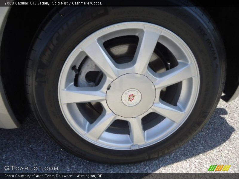Gold Mist / Cashmere/Cocoa 2008 Cadillac CTS Sedan