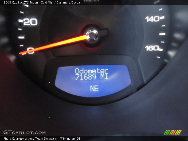 Gold Mist / Cashmere/Cocoa 2008 Cadillac CTS Sedan