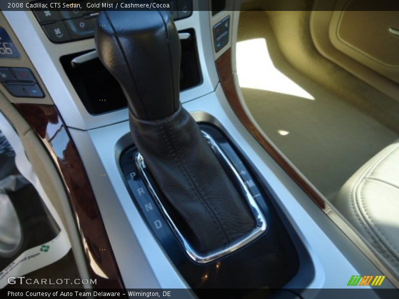 Gold Mist / Cashmere/Cocoa 2008 Cadillac CTS Sedan