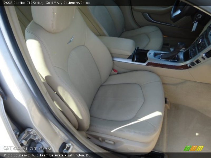 Gold Mist / Cashmere/Cocoa 2008 Cadillac CTS Sedan