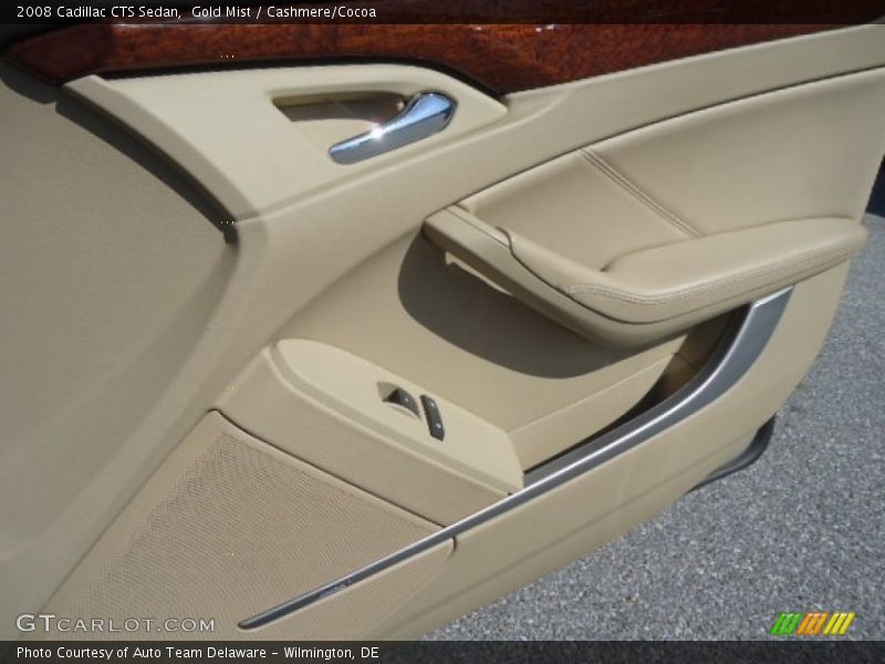 Gold Mist / Cashmere/Cocoa 2008 Cadillac CTS Sedan
