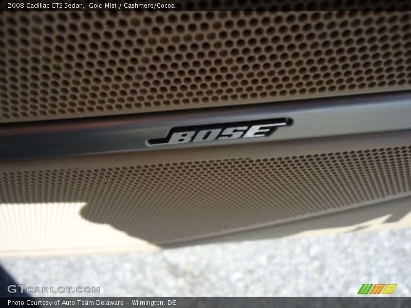 Gold Mist / Cashmere/Cocoa 2008 Cadillac CTS Sedan